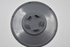 Blank Silver Wheel Center Cap Hub Cap C1-Blank 6.125" Blank Snap in