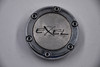 Exel Wheels Chrome Edge, Machined & Black Insert Wheel Center Cap Hub Cap MK 004 2.5" Exel Wheels Snap in