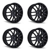 Set 4 18" Touren TR60 18x8 Full Matte Black 5x105 5x4.5 Wheels 40mm Rims Set 4 18" Touren TR60 18x8 Full Matte Black 5x105 5x4.5 Wheels 40mm Rims