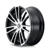 18" Kraze Spectra 18x8 Black Machined 5x112 5x120 Wheel 40mm Performance Rim