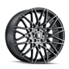 Set 4 18" Touren Tr78 18x8 Brushed Matte Black W Dark Tint 5x100 Wheels 40mm