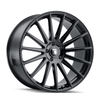Set 4 18" Touren Tr92 18x8 Gloss Black 5x120 Wheels 35mm Rims 5 Lug