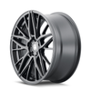 Set 4 20" Touren Tr93 20x9 Satin Black Black Rivet 5x120 Wheels 35mm Rims