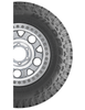 Set 4 37X12.50R17LT/8 Falken Wildpeak M/T01 124Q Tires 12.53717