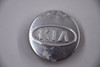 KIA Aluminum w/ Frosted Aluminum Logo Wheel Center Cap Hub Cap 52960 2F000/100(KIA) 2.25" Sportage, Sedona, Optima, Sorento, Spectra