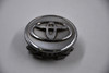 Toyota Chrome /Textured In-Set Wheel Center Cap Hub Cap TOYOTA-2.5 2.5" Snap in