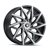 22" Mazzi Big Easy 22x9.5 Matte Black W Dark Tint 6x135 6x5.5 Wheel 30mm Rim