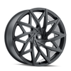 18" Mazzi Big Easy 18x8 Matte Black 5x4.25 5x4.5 Wheel 35mm Car Suv Truck Rim