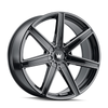 Set 4 20" Mazzi Laguna 20x8.5 Gloss Black Milled 5x112 5x120 Wheels 35mm Rims