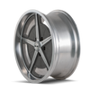 20" Ridler 605 20x8.5 Machined Spokes & Lip 5x4.75 Wheel 0mm Rim