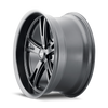 Set 4 22" Ridler 606 22x9 Matte Black 5x120 Wheels 20mm Rims