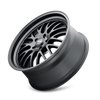 Set 4 22" Ridler 607 22x9 Matte Black 5x115 Wheels 20mm Rims