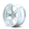 17" Ridler 675 17x7 Polished 5x4.5 Wheel 0mm Rim For Ford Jeep Truck