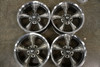 Set 4 17" Ridler 695 17x8 Grey With Machined Lip 5x4.5 Wheels 0mm Rims