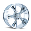 Set 4 18" Ridler 695 18x9.5 Chrome 5x5 Wheels 6mm Rims For Jeep Chevy GMC