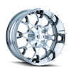 18" Mayhem Warrior 18x9 Chrome 5x4.5 5x5 Wheel 18mm For Jeep Ford Truck Rim