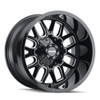Set 4 20" Mayhem Cogent 20x9 Black Milled 5x5 5x135 Wheels 0mm Rims