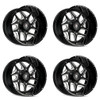 Set 4 20" American Truxx Sweep 20x9 Black Milled 6x135 6x5.5 Wheels -12mm Rims Set 4 20" American Truxx Sweep 20x9 Black Milled 6x135 6x5.5 Wheels -12mm Rims
