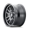 Set 4 17" Dirty Life Canyon 17x9 Matte Black 5x5 Wheels -38mm For Jeep Rims