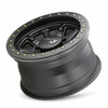 17" Dirty Life Dt-2 17x9 Matte Black W Simulated Ring 8x6.5 Wheel -12mm Rim