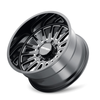 22" Mayhem Utopia 22x12 Black Milled 8x170 Wheel -44mm Lifted For Ford Truck Rim