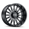 22" Mayhem Utopia 22x12 Black Milled 8x6.5 Wheel -44mm For Chevy GMC Ram Rim