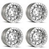 Set 4 17" Dirty Life Roadkill Race 17x9 Machined Beadlock 8x6.5 Wheels -14mm