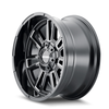 Set 4 20" Mayhem Apollo 20x9 Black Milled 8x6.5 Wheels 18mm For Chevy GMC Rims