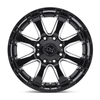 Black Rhino Sierra 17x9 6x5.5 Gloss Black W/ Milled Spokes Wheel 17" 12mm Rim