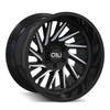 20" Cali Off-Road Purge 20x12 Gloss Black Milled Spokes 8x6.5 Wheel -51mm Rim