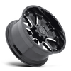 Black Rhino Sierra 17x9 6x5.5 Gloss Black W/ Milled Spokes Wheel 17" -12mm Rim