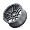 Set 4 20" Mayhem Delta 20x9 Matte Black 5x5 Wheels -12mm For Jeep Truck Rims