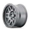Set 4 20" Mayhem Delta 20x9 Matte Gunmetal W  Matte Black Lip 6x5.5 Wheels 0mm