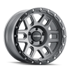 Set 4 20" Mayhem Delta 20x9 Matte Gunmetal W  Matte Black Lip 6x5.5 Wheels -12mm