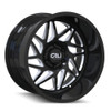 20" Cali Off-Road Gemini 20x12 Gloss Black Milled Spokes 6x135 Wheel -51mm Rim 20" Cali Off-Road Gemini 20x12 Gloss Black Milled Spokes 6x135 Wheel -51mm Rim