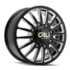 20" Cali Off-Road Summit Dually 20x8.25 Black Milled 8x6.5 Front Wheel 115mm Rim
