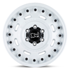 Black Rhino Axle 17x9.5 6x5.5 Gloss White Wheel 17" 6mm Rim