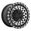 Black Rhino Labyrinth 17x9.5 6x120 Gloss Black Machined & Milling Wheel 17" 12mm