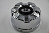 Vision Wheels C547Z 3.125" Chrome Black & Chrome Logo Wheel Center Cap Hub Cap Push In