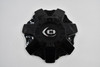 Vision Wheels  C411GB-8(U) 9.75" Gloss Black w/ Chrome Emblem Wheel Center Cap Hub Cap