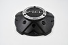 V-TEC Off Road Matte Black w/ Machined & Black Ornament Wheel Center Cap Hub Cap C394-8-CAP-2 9.125"