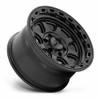 KMC KM548 Chase 20x9 6x5.5 Satin Black With Gloss Black Lip Wheel 20" 0mm Rim