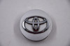 Toyota Silver w/ Chrome Logo Wheel Center Cap Hub Cap 42603-AC070-A 2.5" OEM Avalon Solara