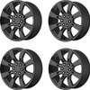 Set 4 Performance Replicas PR144 22x9 6x5.5 Gloss Black Wheels 22" 31mm Rims