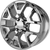 Set 4 Performance Replicas PR150 22x9 6x5.5 Chrome Wheels 22" 27mm Rims