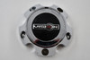 Vision Wheels Chrome Black Insert Wheel Center Cap Hub Cap C392-5V-CAP 5.625" 5 Lug