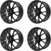 Set 4 Performance Replicas PR161 22x11 5x115 Matte Black Wheels 22" 18mm Rims