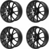 Set 4 Performance Replicas PR161 22x9.5 5x5 Matte Black Wheels 22" 35mm Rims
