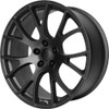 Set 4 Performance Replicas PR161 22x9.5 5x115 Matte Black Wheels 22" 18mm Rims