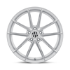 Set 4 Victor Equipment Zuffen 18x11 5x130 Silver W/ Brushed Face Wheels 18" 36mm